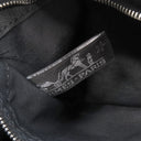 エルメス HERMES アカプルコ バンドリエールPM ブラック トワルシェブロン レザー ショルダーバッグ シルバー金具 黒