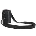 エルメス HERMES アカプルコ バンドリエールPM ブラック トワルシェブロン レザー ショルダーバッグ シルバー金具 黒