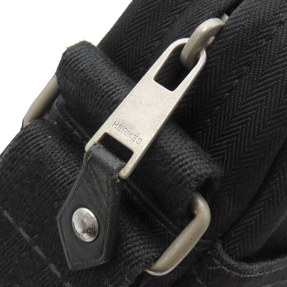 HERMES エルメス アカプルコ バンドリエール ショルダーバッグ ブラック エルメス HERMES アカプルコ バンドリエールPM ブラック トワル