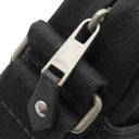 エルメス HERMES アカプルコ バンドリエールPM ブラック トワルシェブロン レザー ショルダーバッグ シルバー金具 黒