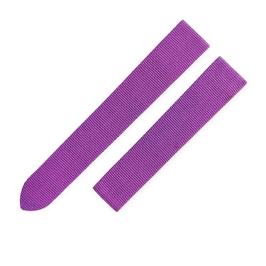 カルティエ Cartier 純正 パープル サテン 腕時計パーツ 未使用 替え サテン バンド ベルト ストラップ 交換 スペア 正規品 バックル用 18ｍｍ パープル 紫