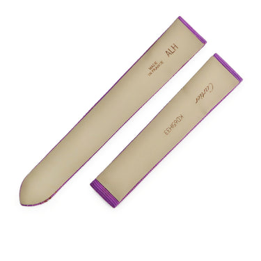 カルティエ Cartier 純正 パープル サテン 腕時計パーツ 未使用 替え サテン バンド ベルト ストラップ 交換 スペア 正規品 バックル用 18ｍｍ パープル 紫