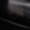 エルメス HERMES ケリー28 外縫い ブラック ボックスカーフ 2WAYバッグ シルバー金具 黒 ショルダー