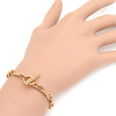 エルメス HERMES シェーヌダンクル TPM ピンクゴールド K18PG ブレスレット 26コマ