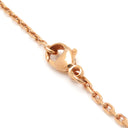 エルメス HERMES ポップアッシュ ミニ ペンダント マロングラッセxローズゴールド GP ラッカー ネックレス ローズゴールド金具 薄茶 Hモチーフ