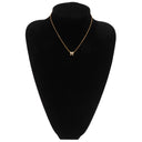 エルメス HERMES ポップアッシュ ミニ ペンダント マロングラッセxローズゴールド GP ラッカー ネックレス ローズゴールド金具 薄茶 Hモチーフ