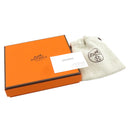 エルメス HERMES ポップアッシュ Hピアス ミニ マロングラッセ×ピンクゴールド GP エナメル ピアス ローズゴールド金具 H型 PG