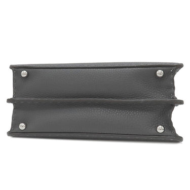 フェンディ FENDI ピーカブー アイシーユー スモール 8BN327 アスファルト ローマンレザー 2WAYバッグ シルバー金具 バイカラー セレリア ハンドバッグ ショルダー