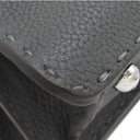 フェンディ FENDI ピーカブー アイシーユー スモール 8BN327 アスファルト ローマンレザー 2WAYバッグ シルバー金具 バイカラー セレリア ハンドバッグ ショルダー