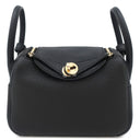 エルメス HERMES リンディ 2 ミニ 20 ブラック トリヨンクレマンス ショルダーバッグ ゴールド金具 新品 未使用 黒