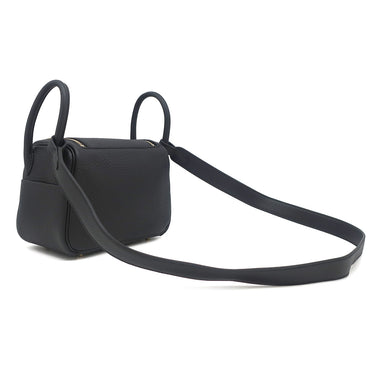 エルメス HERMES リンディ 2 ミニ 20 ブラック トリヨンクレマンス ショルダーバッグ ゴールド金具 新品 未使用 黒