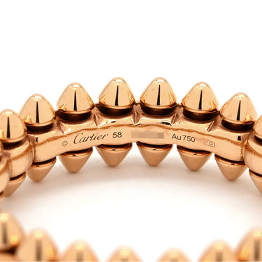 カルティエ Cartier クラッシュ ドゥ カルティエ SM B4229800 ピンクゴールド K18PG #58(JP18) リング 指輪 750 RG CLASH DE CARTIER 17号