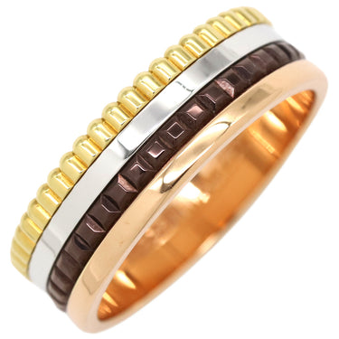 ブシュロン BOUCHERON キャトル クラシック スモール JRG00290 4カラー K18YG K18PG K18WG ブラウンPVD #T58(JP18) リング 指輪 750 17.5号
