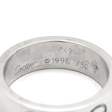カルティエ Cartier LOVE ラブリング B4084700 ホワイトゴールド K18WG #49(JP9) リング 指輪 750 18K WG クラシックモデル 8.5号