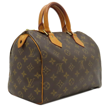ルイヴィトン LOUIS VUITTON スピーディ 25 M41528 モノグラム モノグラムキャンバス ハンドバッグ ゴールド金具 茶 ボストン