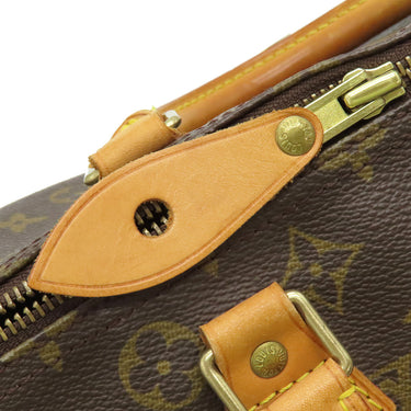 ルイヴィトン LOUIS VUITTON スピーディ 30 M41526 モノグラム モノグラムキャンバス ハンドバッグ ゴールド金具 茶 ミニボストン 鍵・パドロック欠品