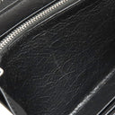 バレンシアガ BALENCIAGA ラウンドファスナー グラフィティ 510477 ブラック レザー 長財布 シルバー金具 黒