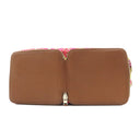 エルメス HERMES シルキーポップ イエロー×ピンク×マルチカラー シルク レザー トートバッグ シルバー金具 【LA DANSE DU CHEVAL MARWARI/マールワーリ馬のダンス】 折りたたみ