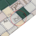 エルメス HERMES ツイリー グリ×カーキ×オークル シルク スカーフ 【BOLDUC AU CARRE/ボルデュック チェック】