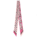 ルイヴィトン LOUIS VUITTON バンドー BB イノセンス スワン M71494 ピンク シルク スカーフ アヒル