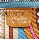 エルメス HERMES アザップ シルクイン コンパクト キャラメル エバーカラー コインケース シルバー金具 茶 ラウンドファスナー