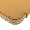 エルメス HERMES アザップ シルクイン コンパクト キャラメル エバーカラー コインケース シルバー金具 茶 ラウンドファスナー