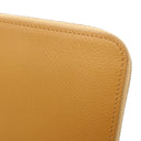 エルメス HERMES アザップ シルクイン コンパクト キャラメル エバーカラー コインケース シルバー金具 茶 ラウンドファスナー