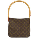 ルイヴィトン LOUIS VUITTON ルーピング MM M51146 モノグラム モノグラムキャンバス ハンドバッグ ゴールド金具 茶
