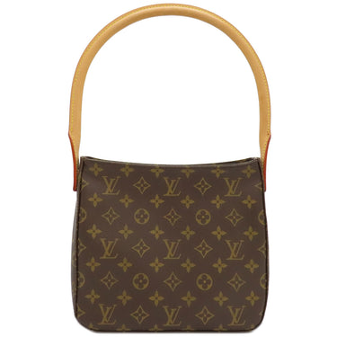 ルイヴィトン LOUIS VUITTON ルーピング MM M51146 モノグラム モノグラムキャンバス ハンドバッグ ゴールド金具 茶