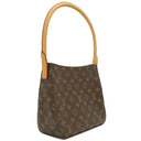 ルイヴィトン LOUIS VUITTON ルーピング MM M51146 モノグラム モノグラムキャンバス ハンドバッグ ゴールド金具 茶