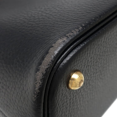 エルメス HERMES ボリード 31 ブラック アルデンヌ 2WAYバッグ ゴールド金具 黒 ハンドバッグ ショルダー