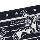 エルメス HERMES ツイリー ヴェールフォンセ×ローズヴィフ×ブラック シルク スカーフ 【PANI LA SHAR PAWNEE/パウニー族の首長】