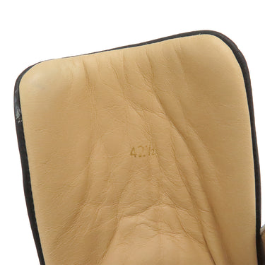 クリスチャンルブタン Christian Louboutin MIXKEOLOUIS FLAT ブラック キャンバス レザー 42 1/2 スニーカー ブラック金具 黒 スタッズ