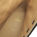 クリスチャンルブタン Christian Louboutin MIXKEOLOUIS FLAT ブラック キャンバス レザー 42 1/2 スニーカー ブラック金具 黒 スタッズ