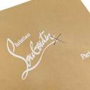 クリスチャンルブタン Christian Louboutin MIXKEOLOUIS FLAT ブラック キャンバス レザー 42 1/2 スニーカー ブラック金具 黒 スタッズ