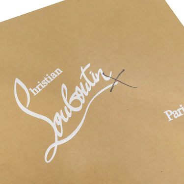 クリスチャンルブタン Christian Louboutin MIXKEOLOUIS FLAT ブラック キャンバス レザー 42 1/2 スニーカー ブラック金具 黒 スタッズ