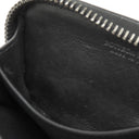 ボッテガヴェネタ BOTTEGA VENETA イントレチャート ファスナー付き コインパース 114075V001N1000 ブラック ラムスキン コインケース ガンメタル金具 黒