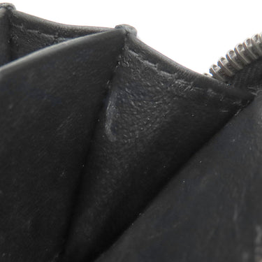 ボッテガヴェネタ BOTTEGA VENETA イントレチャート ファスナー付き コインパース 114075V001N1000 ブラック ラムスキン コインケース ガンメタル金具 黒