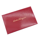 フェラガモ FERRAGAMO ガンチーニ 二つ折り長財布 224633 パープル レザー 長財布 シルバー金具 紫