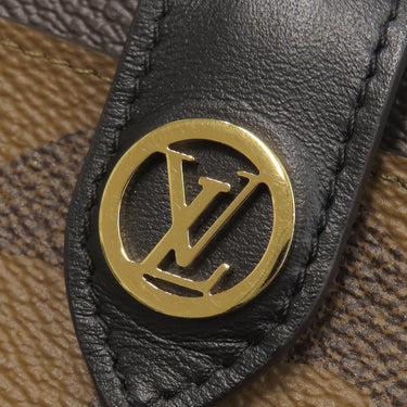 ルイヴィトン LOUIS VUITTON ポルトフォイユ ジュリエット M69432 モノグラム モノグラムキャンバス モノグラムリバースキャンバス 二つ折り財布 ゴールド金具 茶 LVサークル