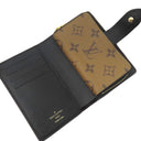 ルイヴィトン LOUIS VUITTON ポルトフォイユ ジュリエット M69432 モノグラム モノグラムキャンバス モノグラムリバースキャンバス 二つ折り財布 ゴールド金具 茶 LVサークル