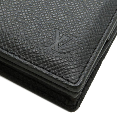 ルイヴィトン LOUIS VUITTON ポルトモネ ボワット M30382 アルドワーズ タイガ コインケース シルバー金具 黒 小銭入れ