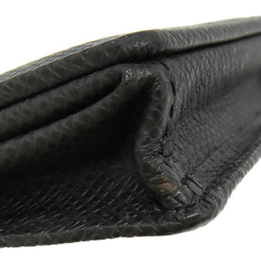 ルイヴィトン LOUIS VUITTON ポルトモネ ボワット M30382 アルドワーズ タイガ コインケース シルバー金具 黒 小銭入れ