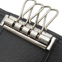 ルイヴィトン LOUIS VUITTON ミュルティクレ4 M30522 アルドワーズ タイガ キーケース シルバー金具 黒 鍵入れ