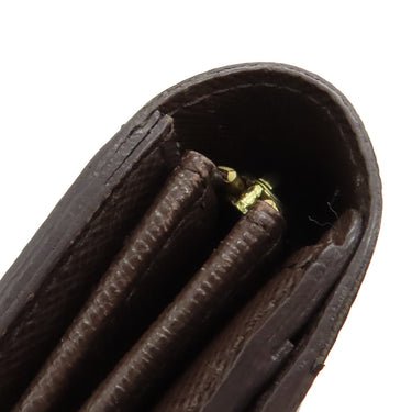 ルイヴィトン LOUIS VUITTON ポルトフォイユ サラ N61734 ダミエエベヌ ダミエキャンバス 長財布 ゴールド金具 茶 二つ折り