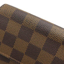 ルイヴィトン LOUIS VUITTON ポルトフォイユ サラ N61734 ダミエエベヌ ダミエキャンバス 長財布 ゴールド金具 茶 二つ折り