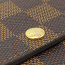 ルイヴィトン LOUIS VUITTON ポルトフォイユ サラ N61734 ダミエエベヌ ダミエキャンバス 長財布 ゴールド金具 茶 二つ折り