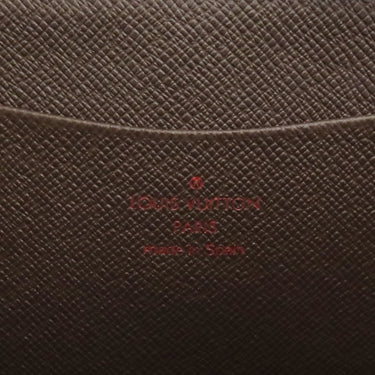 ルイヴィトン LOUIS VUITTON ポルトモネジップ N61728 ダミエエベヌ　 ダミエキャンバス 長財布 ゴールド金具 茶 ラウンドファスナー