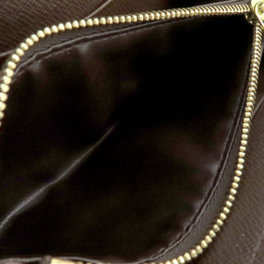 ルイヴィトン LOUIS VUITTON ポルトモネジップ N61728 ダミエエベヌ　 ダミエキャンバス 長財布 ゴールド金具 茶 ラウンドファスナー