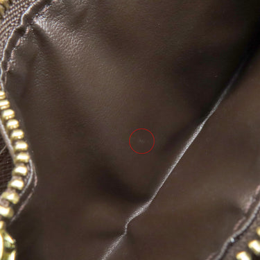 ルイヴィトン LOUIS VUITTON ポルトモネジップ N61728 ダミエエベヌ　 ダミエキャンバス 長財布 ゴールド金具 茶 ラウンドファスナー